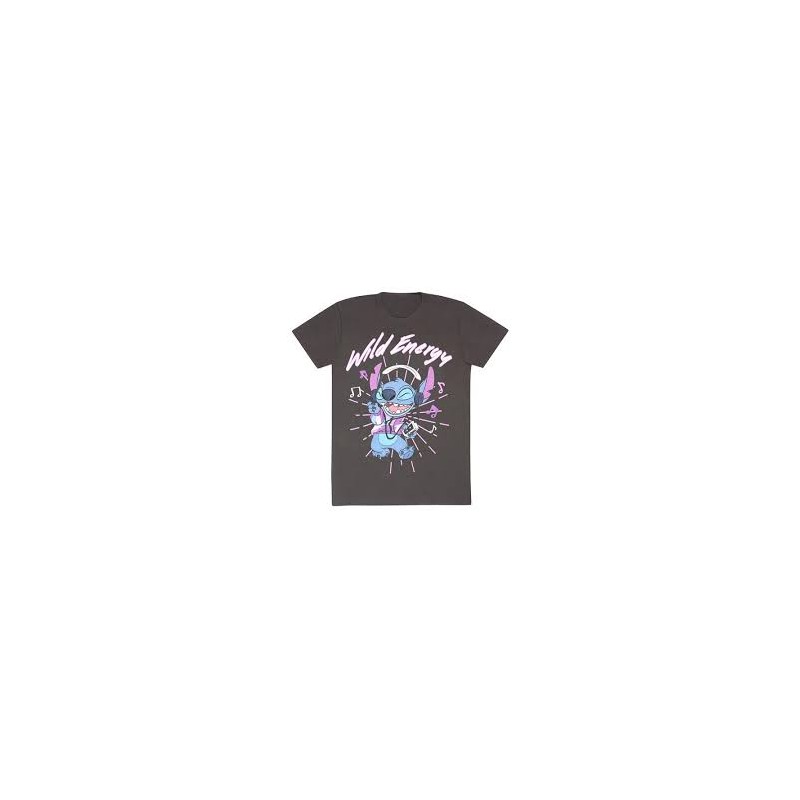 Heroes Inc. - Maglietta T-shirt Disney Stitch Wild Energy Taglia L